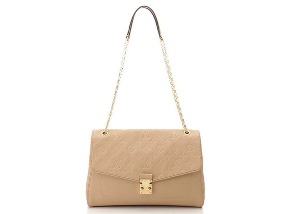 LOUIS VUITTON Bag Shoulder Saint Germain Monogram Empreinte Dune Brown